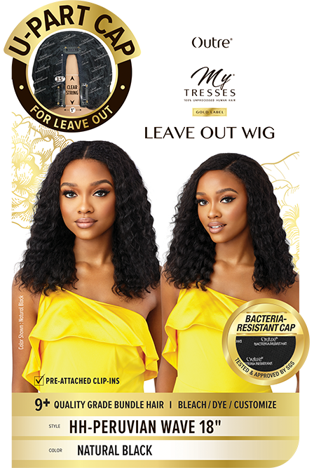 Outre 100% Human Hair Leave out wig - HH-PERUVIAN WAVE 18 Outre 100% Human Hair Leave out wig - HH-PERUVIAN WAVE 18