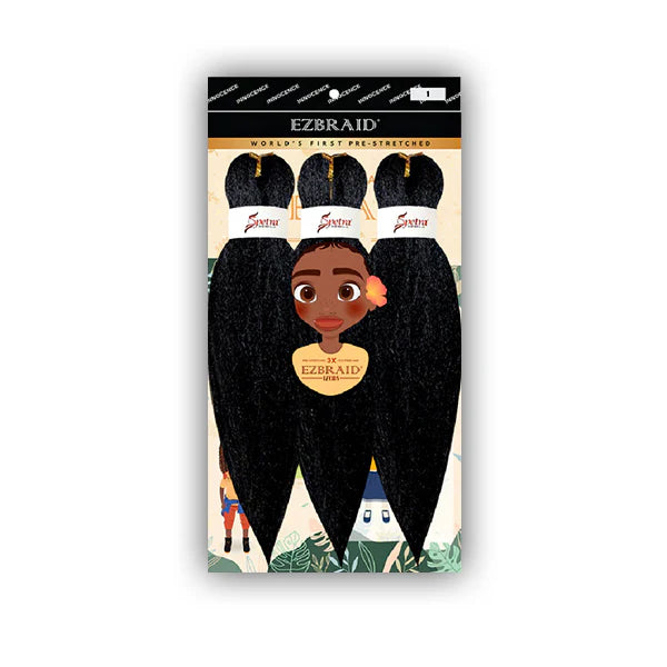 EZ BRAID kids prestretched braiding hair 3X 12 EZ BRAID kids prestretched braiding hair 3X 12