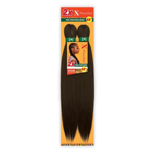 Sensationnel Synthetic Hair Braids X-Pression 2X Pre-Stretched Braid 48 Sensationnel Synthetic Hair Braids X-Pression 2X Pre-Stretched Braid 48