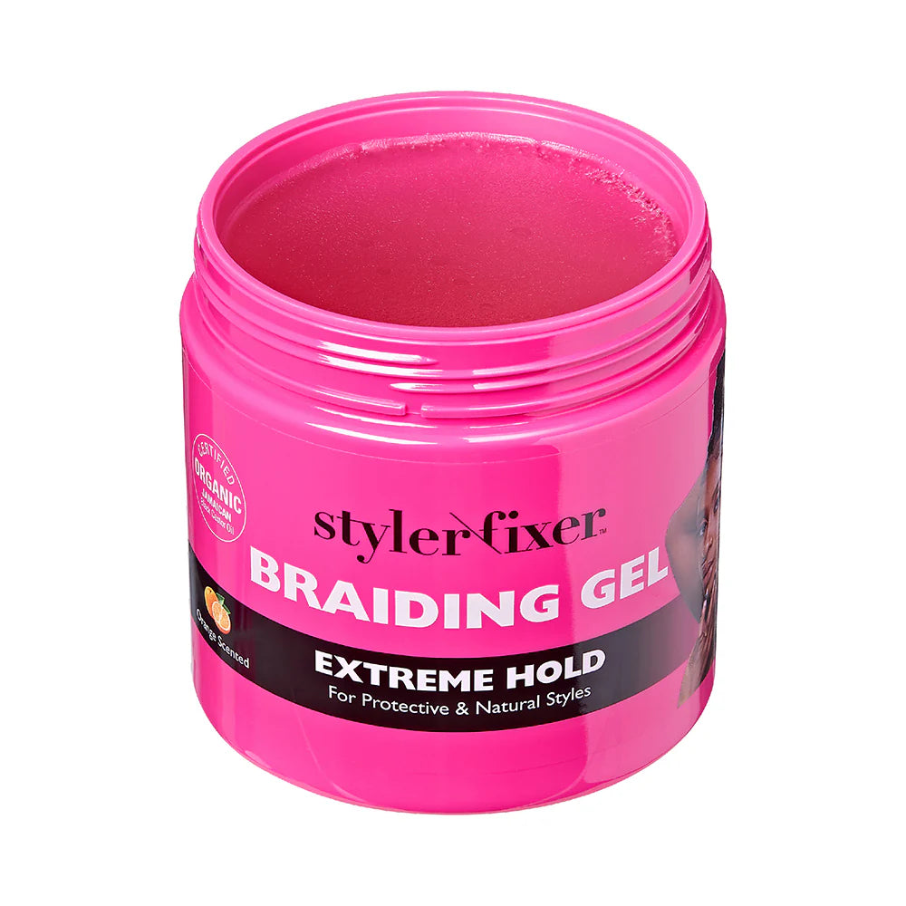 Red By Kiss Long-Lasting Styler Fixer Braiding Gel - Extreme Hold 16oz Red By Kiss Long-Lasting Styler Fixer Braiding Gel - Extreme Hold 16oz