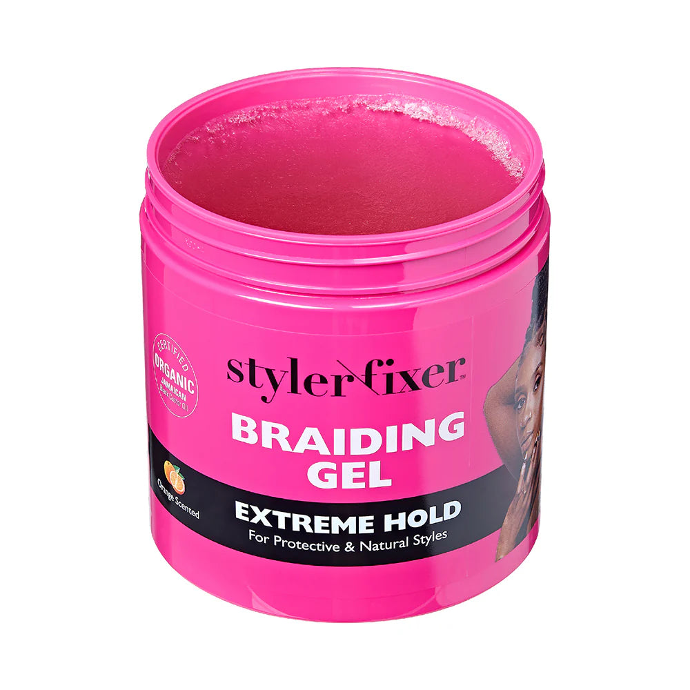 Red By Kiss Long-Lasting Styler Fixer Braiding Gel - Extreme Hold 32oz Red By Kiss Long-Lasting Styler Fixer Braiding Gel - Extreme Hold 32oz
