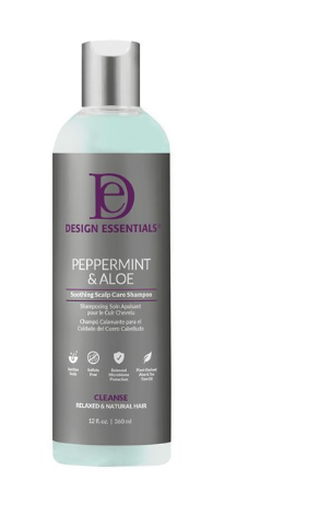 Design Essentials Peppermint & Aloe Soothing Scalp Care Shampoo 12oz Design Essentials Peppermint & Aloe Soothing Scalp Care Shampoo 12oz