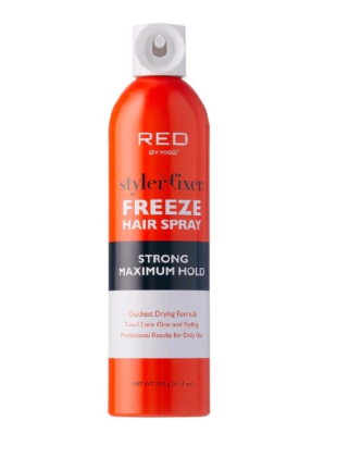 Red by Kiss Styler Fixer Freeze Hair Spray 11oz #SS01 Red by Kiss Styler Fixer Freeze Hair Spray 11oz #SS01