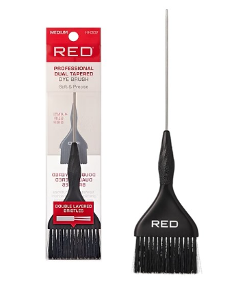 Red Professional Dual Tapered Hair Dye Brush #HH302 Red Professional Dual Tapered Hair Dye Brush #HH302
