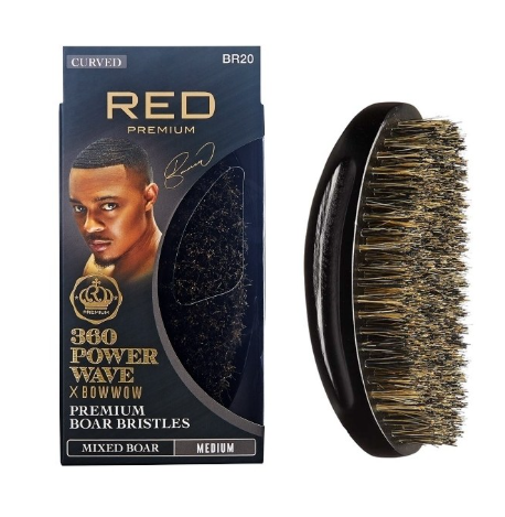 360 Power Wave Boar Curved Palm Brush #BR26 - Hard 360 Power Wave Boar Curved Palm Brush #BR26 - Hard