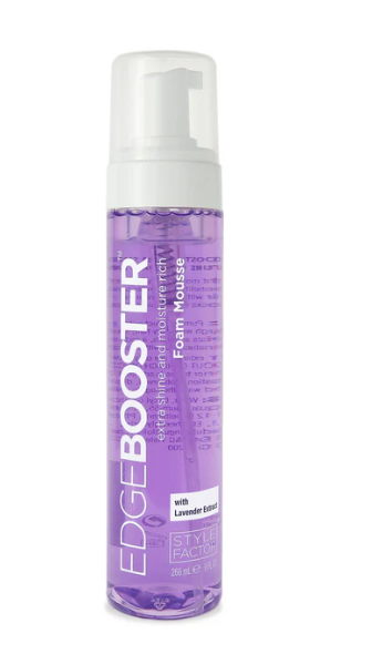 Style Factor EDGE BOOSTER Foam Mousse with Extra Shine and Moisture 9 Oz Style Factor EDGE BOOSTER Foam Mousse with Extra Shine and Moisture 9 Oz