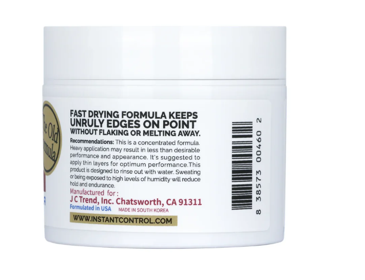Instant Control Edge & Braid Gel Maximum Hold 4oz Instant Control Edge & Braid Gel Maximum Hold 4oz