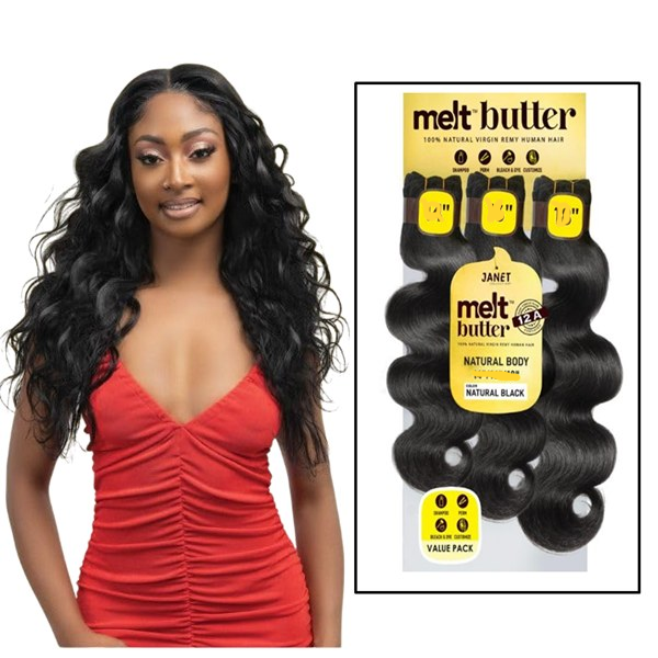 Melt Butter 12A - 3 Bundles - Body Wave 26 Melt Butter 12A - 3 Bundles - Body Wave 26