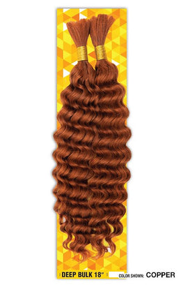 Freetress 100% Human Hair Braid - WATER BULK 18" #Copper