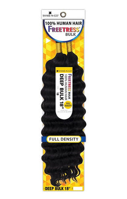 Freetress 100% Human Hair Braid - WATER BULK 18" #1