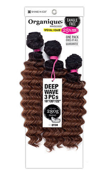 Shake-N-Go Organique Mastermix Weave - DEEP WAVE 3PCS (18/20/22 Inch) #1