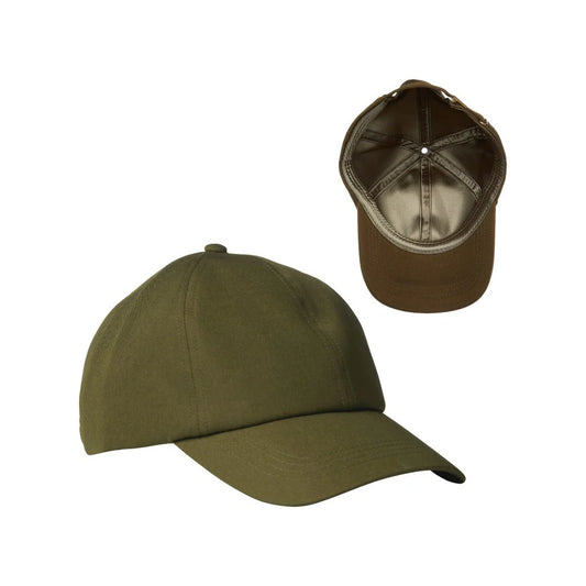 Red By Kiss Satin Lined Baseball Cap - Khaki