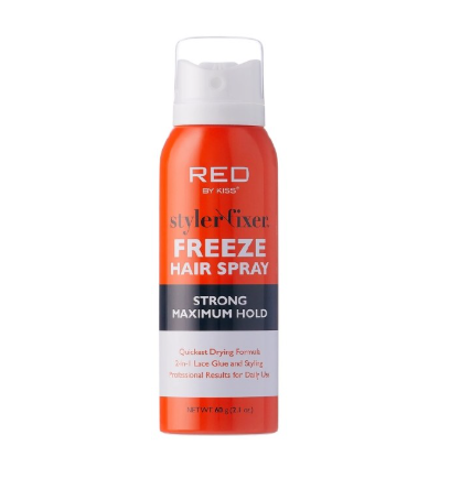 Red by Kiss Styler Fixer Freeze Hair Spray 2oz #SS02