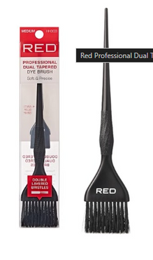 Red Professional Dual Tapered Hair Dye Brush #HH303