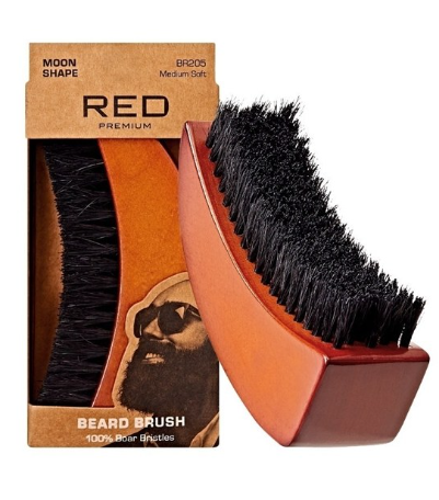 Premium Beard Moon Shape Brush #BR205 - Medium Soft