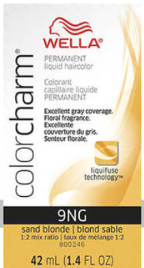 Wella Color Charm Permanent Liquid 9Ng Sand Blonde 1.4 Oz