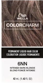 Wella Color Charm Permanent Liquid Haircolor 6NN Intense Dark Blonde 1.4 oz