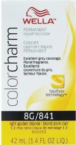 Wella Color Charm Liquid 841 Light Gold Blonde 1.4 Oz