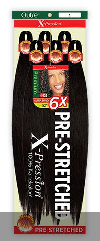Outre Braids X-Pression Kanekalon 6X Pre Stretched Ultra Braid 52" #1