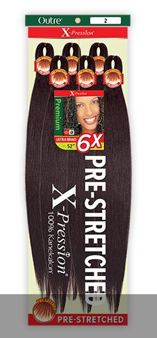 Outre Braids X-Pression Kanekalon 6X Pre Stretched Ultra Braid 52" #2