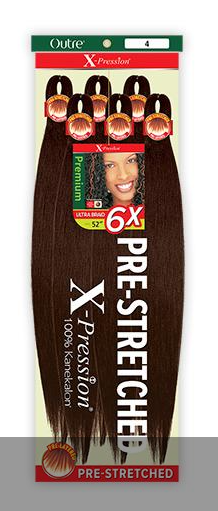 Outre Braids X-Pression Kanekalon 6X Pre Stretched Ultra Braid 52" #4