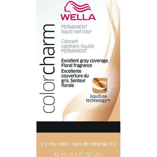 Wella Color Charm Permanent Liquid 411 Medium Brown 1.4 Oz