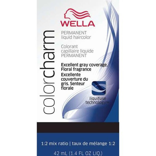 Wella Color Charm Permanent Liquid Hair color 148 Dark Ash Brown 1.4 Oz