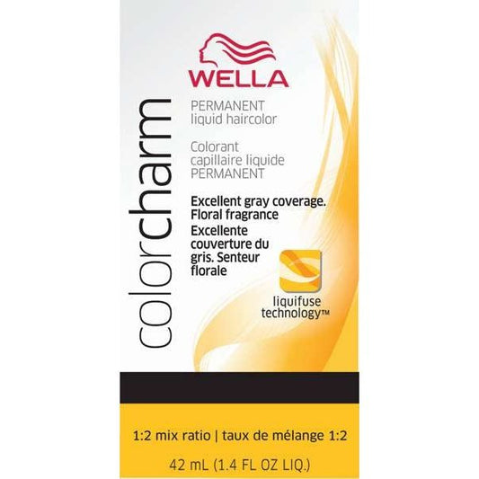 Wella Color Charm Permanent Liquid 725 Sunlight Blonde Brown 1.4 Oz