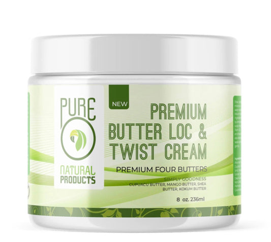 PURE O HAIR NEAT BRAID BUTTER LOC & TWIST CREAM 8 Oz